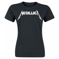 Metallica Textured Logo Dámské tričko černá