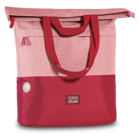 PUNTA Velo nákupní taška na kolo 27L - růžovo červená