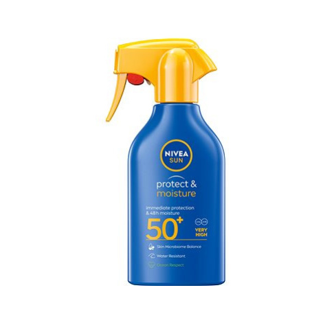 NIVEA Sun Protect & Moisture Trigger Spray SPF 50+ 270 ml