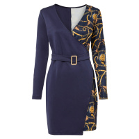 Bonprix BODYFLIRT elegantní šaty Barva: Modrá, Mezinárodní