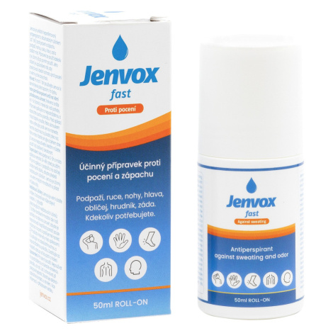 Jenvox Fast proti pocení a zápachu roll-on 50 ml