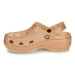 Crocs Classic Platform Glitter ClogW Béžová