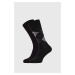 2 PACK černých ponožek Check 47-49 Tommy Hilfiger