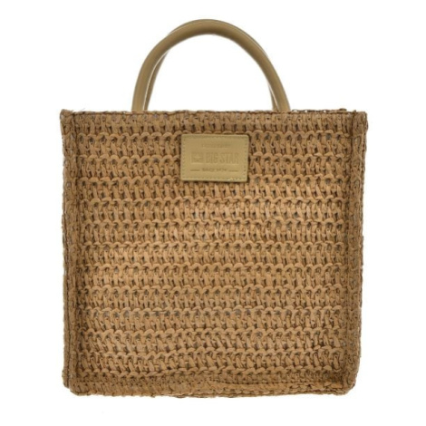 Velká hvězda pletená kabelka béžová Big Star