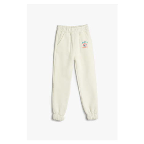 Koton Girl's White Sweatpants