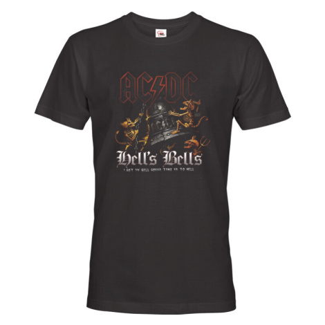 Pánské tričko s potiskem AC DC - parádní tričko s potiskem metalové skupiny AC DC BezvaTriko