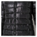 Blancheporte Dlouhá jednobarevná prošívaná bunda černá