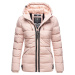 Dámská zimní bunda s kapucí Liebeswolke Marikoo - ROSE