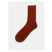Sada tří párů hnědých ponožek ONLY Abarna