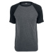 Urban Classics Raglan Contrast Tee Tričko charcoal/černá