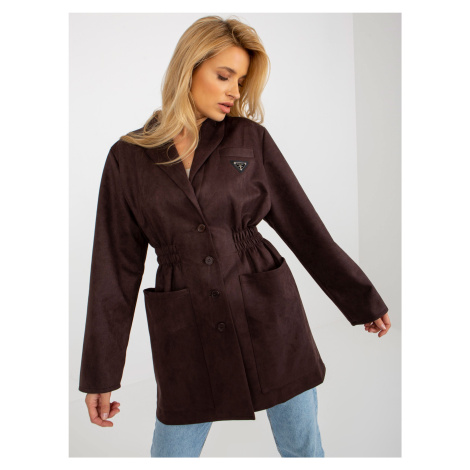 Kabát ve stylu bundy s kapsami .LK-PL-509128.19 PARIS