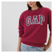 Mikina GAP Logo Crew Beet Red