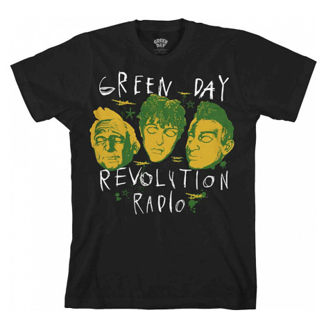 Green Day tričko, Scribble Mask Black, pánské RockOff