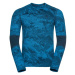 Odlo M BL TOP WHISTLER ECO Pánské funkční triko, modrá, velikost
