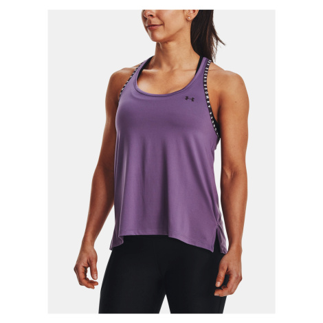 Fialové sportovní tílko Under Armour UA Knockout Tank