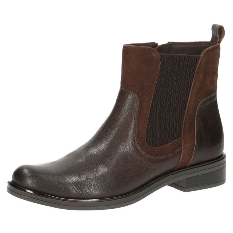 Caprice Stiefelette Hnědá