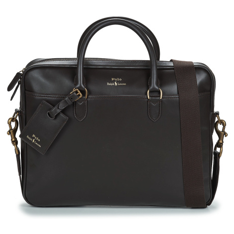 Polo Ralph Lauren COMMUTER-BUSINESS CASE-SMOOTH LEATHER Hnědá