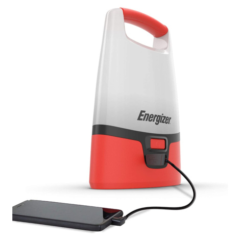 Kempingová lampa Energizer lucerna USB Lantern Barva: červená