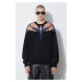 Bavlněný svetr Marcelo Burlon Icon Wings Knit Boxy Crew černá barva, lehký, CMHE024S24KNI0011026