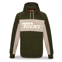 Mikina CCM Nostalgia Tacks Logo Fleece Hood SR, tmavě zelená