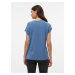 Modré dámské basic tričko Vero Moda Ava