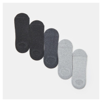 Sinsay - Sada 5 párů ponožek - Světle šedá