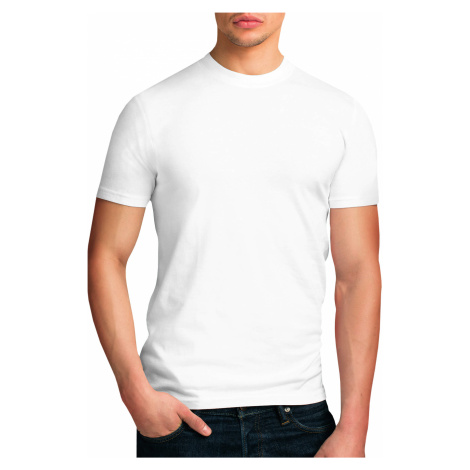 DIM Basic bavlněné tričko pánské bílá