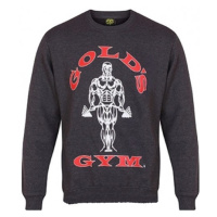 Golds Gym Gold's Gym Crewneck Sweater Pánská mikina GGSWT005 tmavě šedá - S