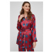 Pyžamo Answear Lab dámská, červená barva, saténový