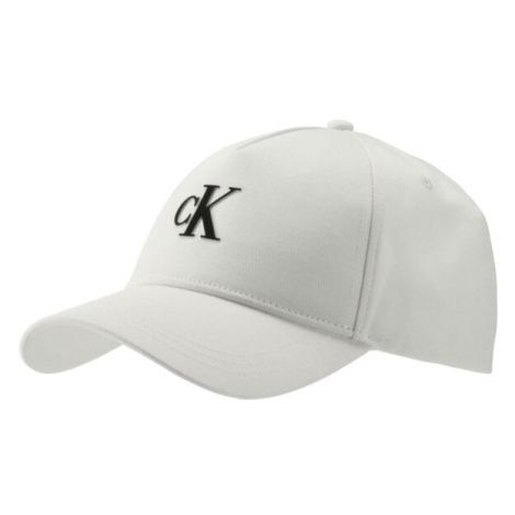 Calvin Klein ESSENTIAL CAP Pánská kšiltovka, bílá, velikost