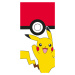 Carbotex Dětská osuška Pokémon Pokéball a Pikachu