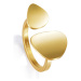 Viceroy Stylový pozlacený prsten Air 15008A01212 52
