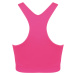 Sf Dámský sportovní crop top SK235 Neon Pink