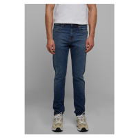 Pánské kalhoty // Urban Classics / Heavy Ounce Slim Fit Jeans new dark blue wash