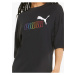 Černé dámské oversize tričko Puma ESS+ Rainbow