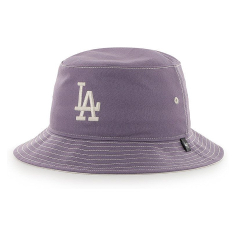 Klobouk 47brand Los Angeles Dodgers fialová barva, bavlněný 47 Brand