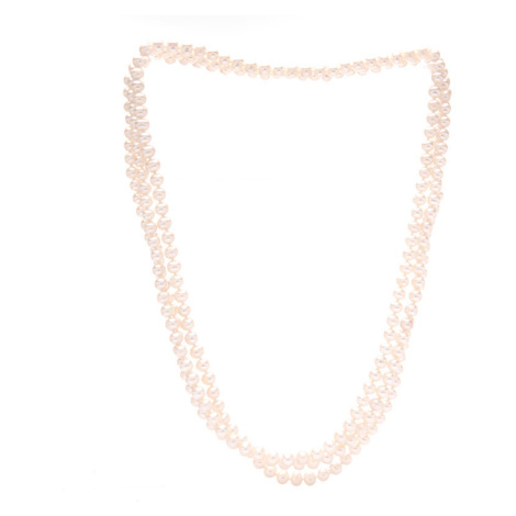 Buka Jewelry | Dlouhý perlový náhrdelník 6 A+ - Barva Bílá, Délka náhrdelníku 180 cm NE722