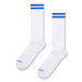 Ponožky Happy Socks Solid Sneaker Thin Crew bílá barva