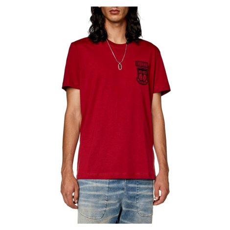 Tričko diesel t-diegor-k67 t-shirt červená