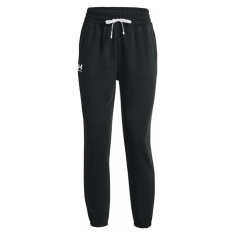 Under Armour Women's UA Rival Terry Joggers Black/White