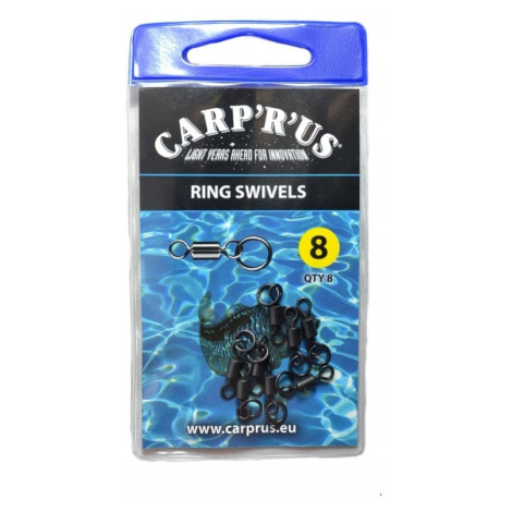 Carp ´R´ Us Obratlíky s koužkem Ring Swivel vel.8 8ks