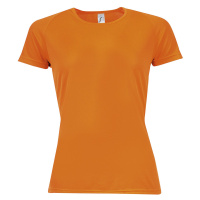 SOĽS Sporty Women Dámské funkční triko SL01159 Neon orange