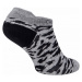 Calvin Klein WOMEN LINER 2P LEOPARD BACK TAB Dámské ponožky, černá, velikost