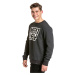 Mikina Meatfly Repash Crewneck, Charcoal Heather