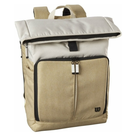 Wilson Lifestyle Foldover Backpack 2 Khaki Tenisová taška