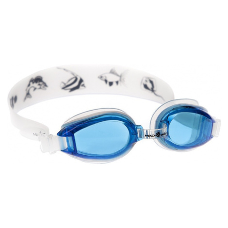 Dětské plavecké brýle mad wave coaster goggles kids modro/bílá
