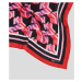 Šátek karl lagerfeld jeans monogram bandana růžová
