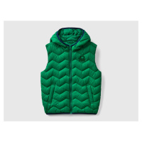 Benetton, Padded Vest With Hood