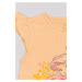 Dětské bavlněné pyžamo zippy oranžová barva