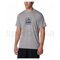 Columbia Kwick Hike™ Graphic SS Tee M 2071763003 - boulder heather/tested tough pdx